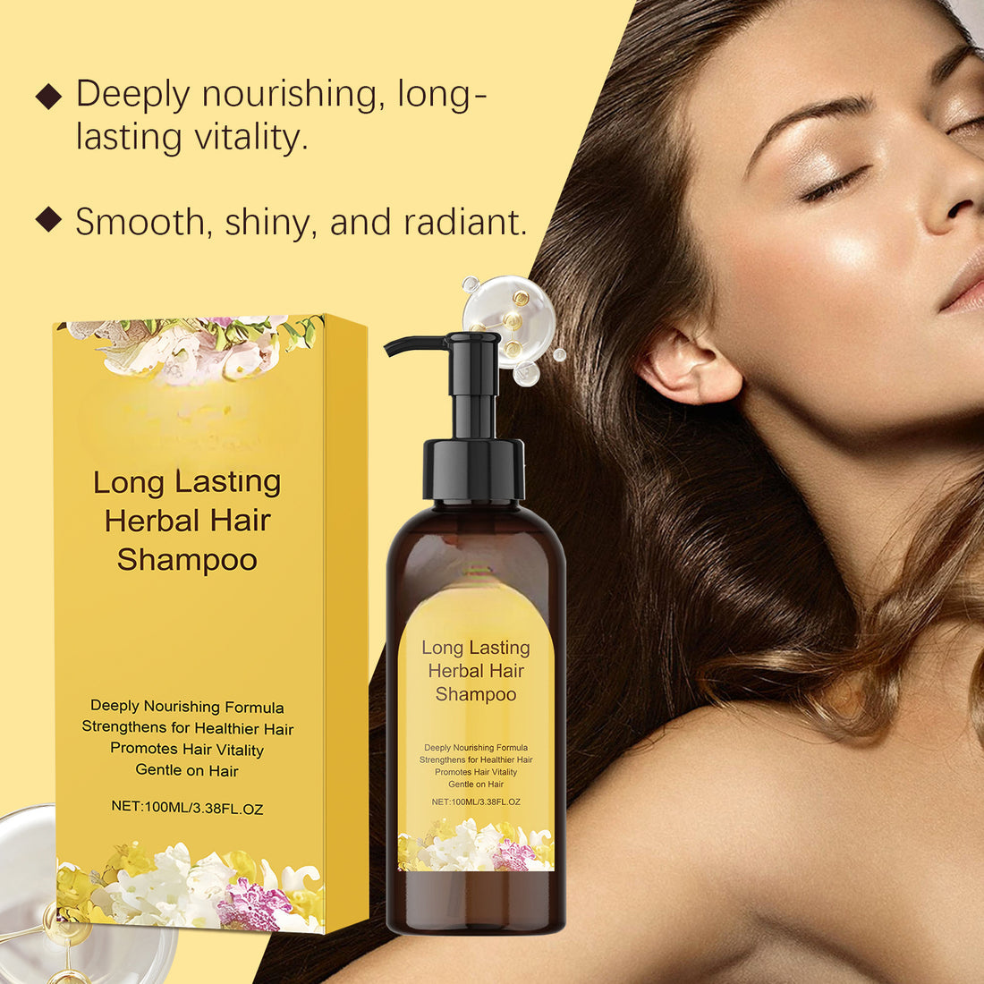 Japanese Long Lasting Natural Hair Dye Shampoo (Buy 1 Get 1 Free)