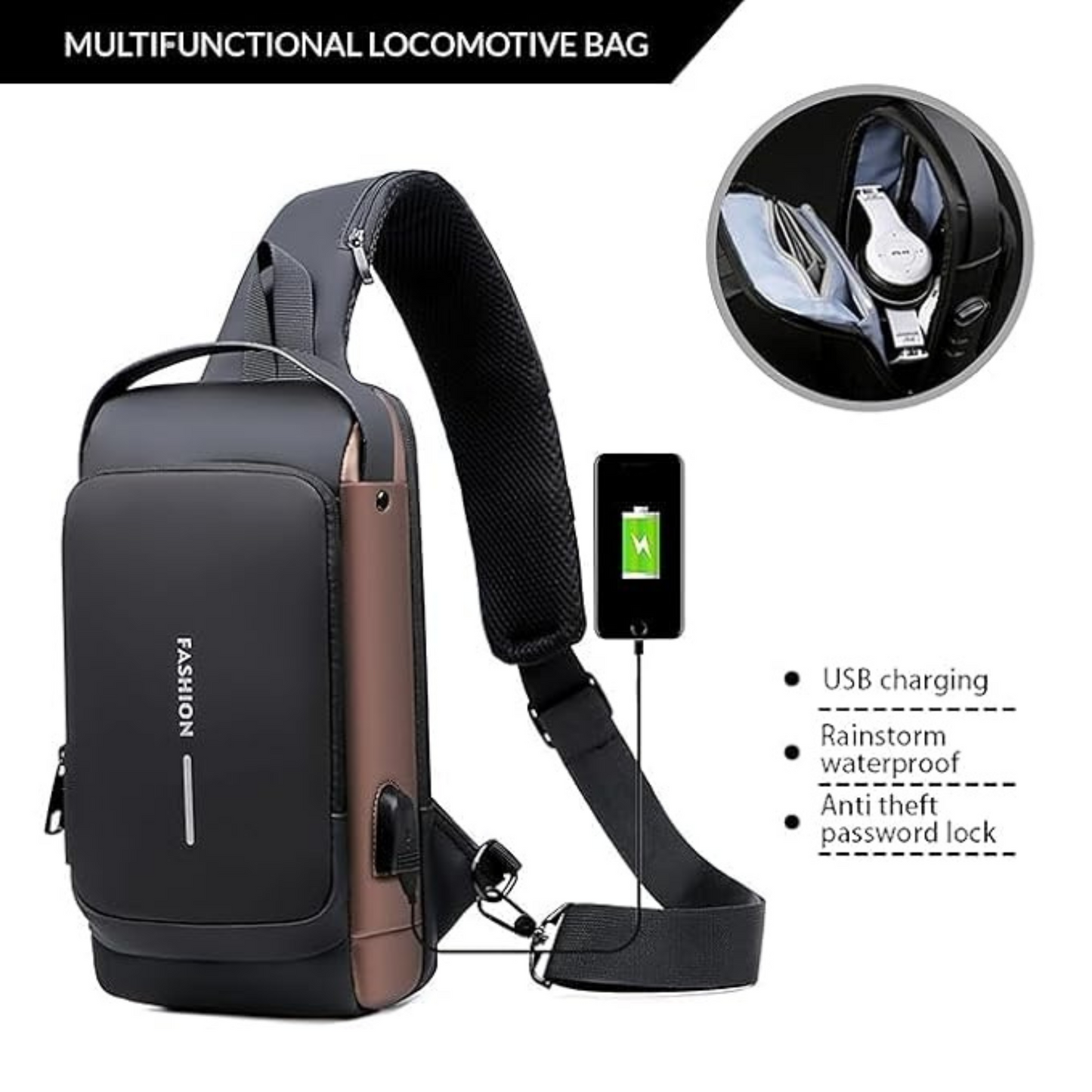 Unisex Swift Crossbody Sling Bag