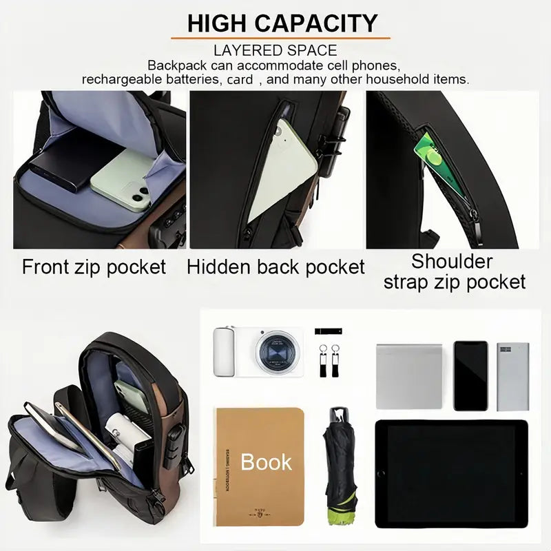 Unisex Swift Crossbody Sling Bag