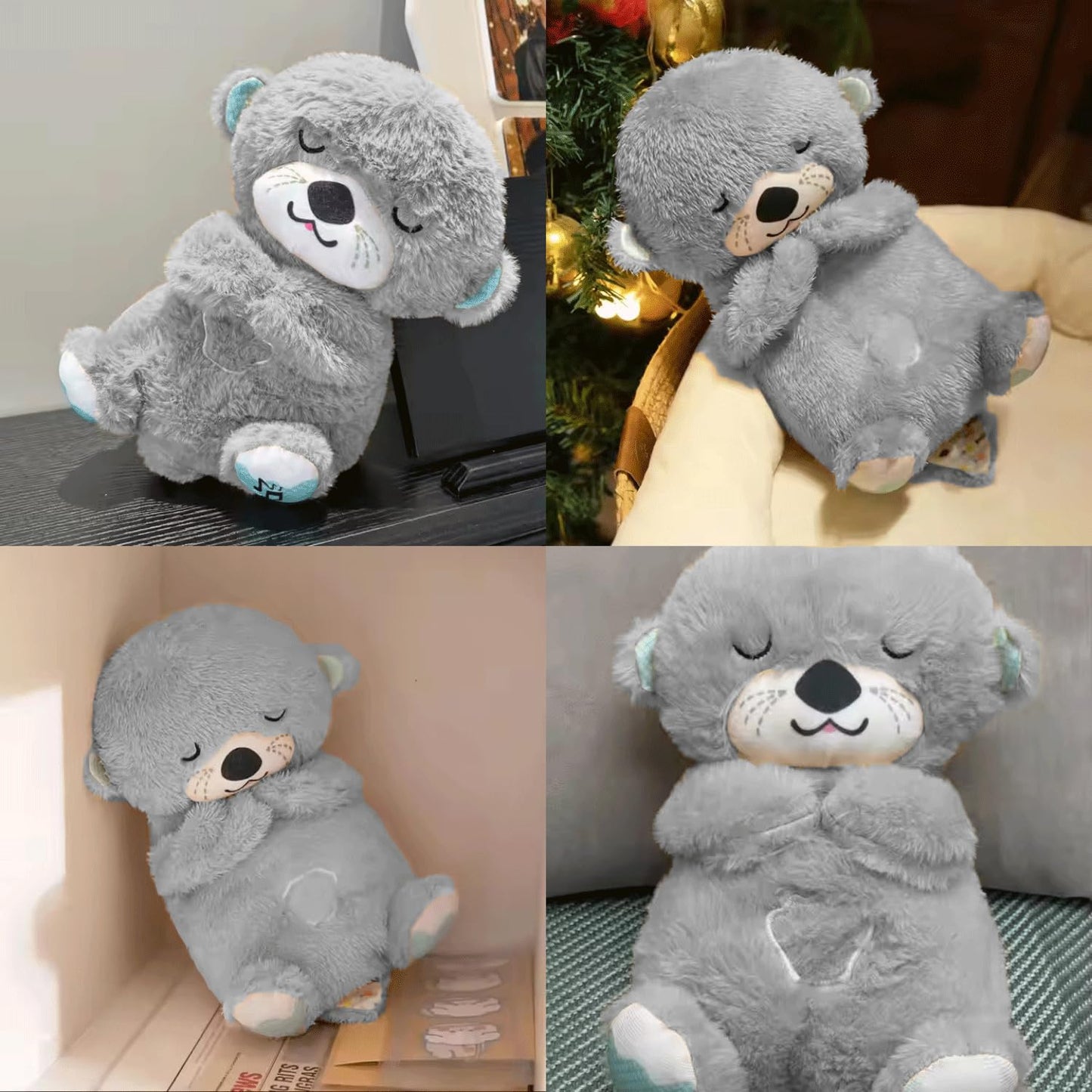 TDP Breathing Teddy Bear with Glowing Light & Music