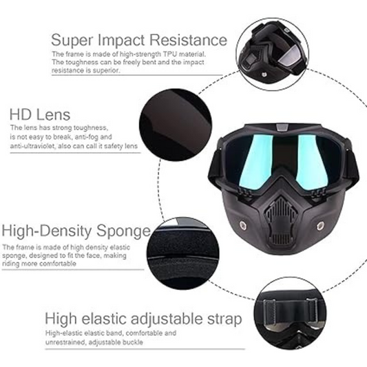 Goggle Anti-Fog Full Face Shield Mask