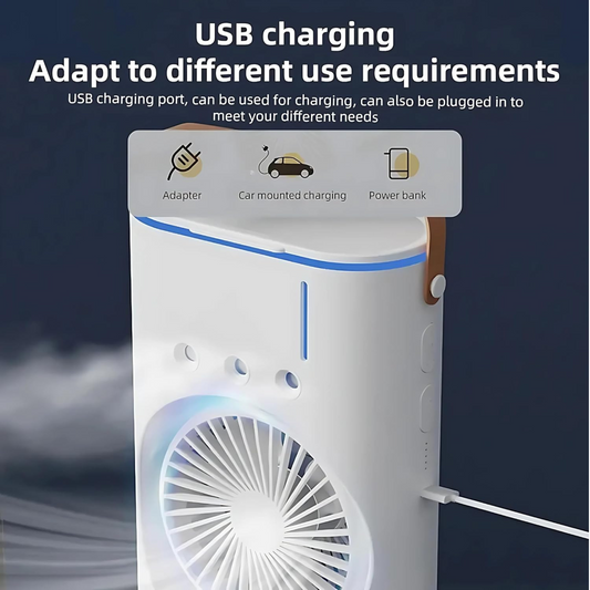 Dual Fan Mist Portable Air Cooler